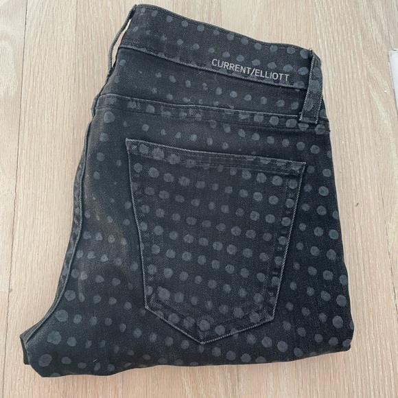 Current Elliot Ankle Black denim jeans - Picture 3 of 8